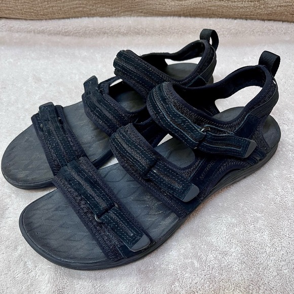 Merrell Shoes - Merrell Form 2 Sz 10M US / 41 Black Synthetic Strappy Hiking Trail Sandals Women